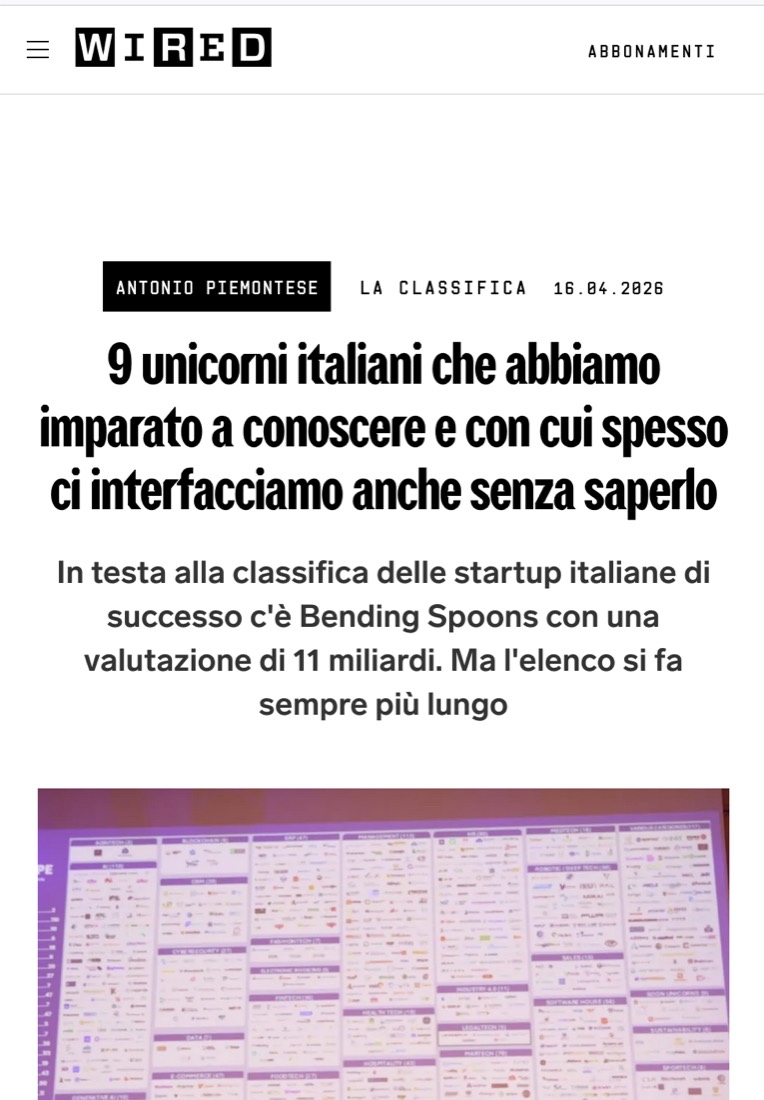 Wired Italia, 16 April 2026